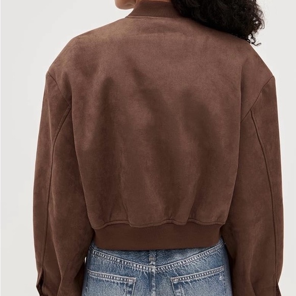Legacy Faux Suede Bomber Jacket - Picture 2 of 3